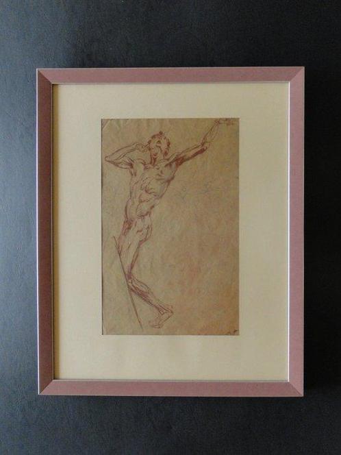 Max Ackermann (1887-1975) - Männlicher Akt, Antiek en Kunst, Kunst | Schilderijen | Klassiek