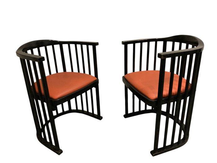 Josef Hoffmann - Stoel (2) - Beuken, Antiek en Kunst, Kunst | Designobjecten