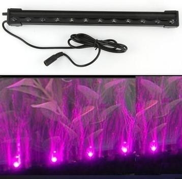 Aquarium LED licht met luchtgordijn PAARS 16cm beschikbaar voor biedingen