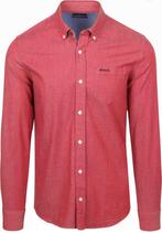 NZA Shirt James Twill Melange Rood maat 3XL Heren, Kleding | Heren, Overhemden, Verzenden, Nieuw, Rood, New Zealand Auckland
