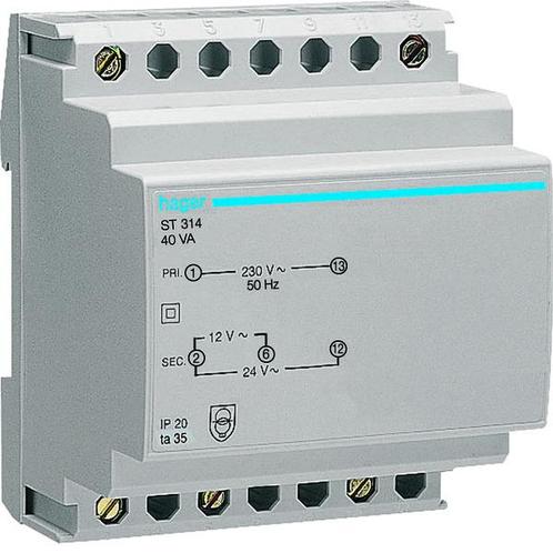 Hager ST-beltransformator - ST314, Doe-het-zelf en Verbouw, Elektra en Kabels, Overige typen, Nieuw, Verzenden