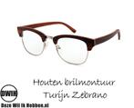 DWIH - Houten brilmontuur - Turijn - Ebben, Nieuw