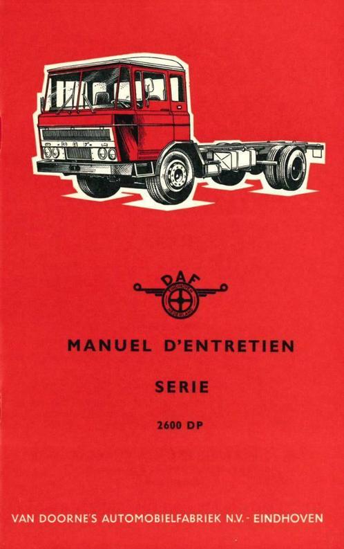 1963 DAF 2600DP SERIE INSTRUCTIEBOEKJE HANDLEIDING FRANS, Auto diversen, Handleidingen en Instructieboekjes, Verzenden