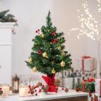Kerstboom -  - Kliffen en ballen - Groen, Ophalen of Verzenden, Nieuw