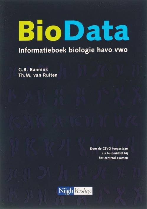 BioData Biologie Havo vwo Informatieboek 9789042528819, Boeken, Techniek, Zo goed als nieuw, Verzenden