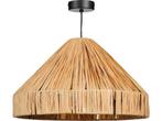 Mica Decorations Elisa Hanglamp - H24 x Ø40 cm - Raffia -, Verzenden, Nieuw