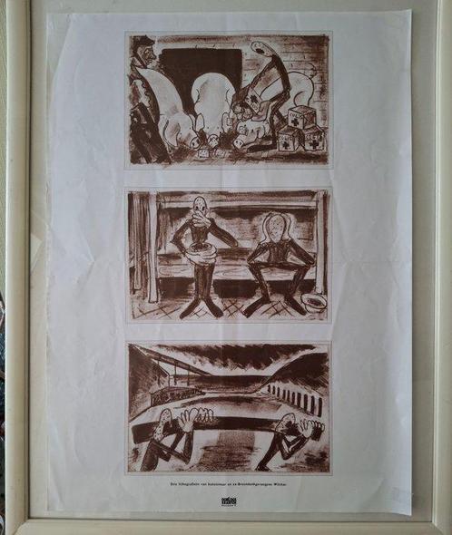 Albert Brenet - Oorlogs Kranten Document 71 - Jaren 1960, Antiek en Kunst, Kunst | Tekeningen en Foto's