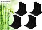 2dekans | Milanoro - 12 paar zachte bamboesokken voor dames, Ophalen of Verzenden, Zo goed als nieuw, Zwart, Milanoro
