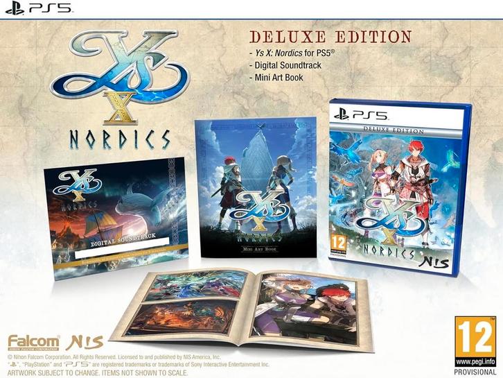 Ys X Nordics-Deluxe Edition (PlayStation 5) NIEUW, Spelcomputers en Games, Games | Sony PlayStation 5, Nieuw, Ophalen of Verzenden