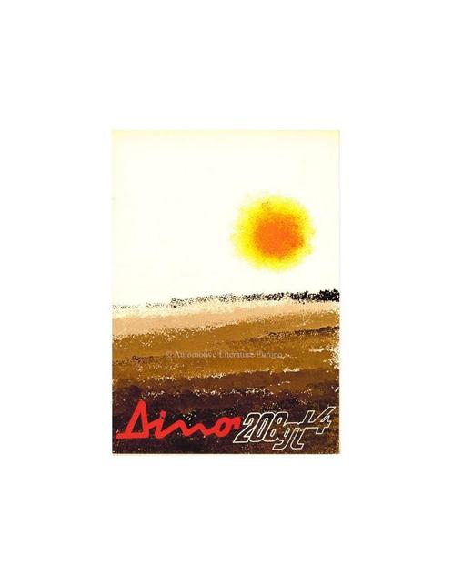 1975 FERRARI DINO 208GT4 BROCHURE 101/75, Boeken, Auto's | Folders en Tijdschriften, Ferrari