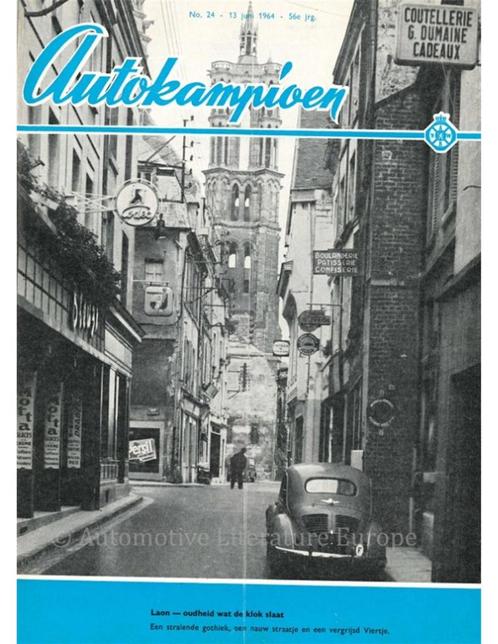 1964 AUTOKAMPIOEN MAGAZINE 24 NEDERLANDS, Boeken, Auto's | Folders en Tijdschriften