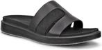 Ecco Flowt Slippers zwart Leer - Dames - Maat 41 (Mode), Verzenden, Nieuw