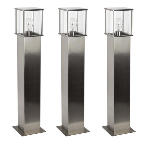 Astro 1 set 3 stuks tuinlamp Tuinverlichting, Tuin en Terras, Buitenverlichting, Minder dan 50 watt, Nieuw, Rvs, Staande lamp