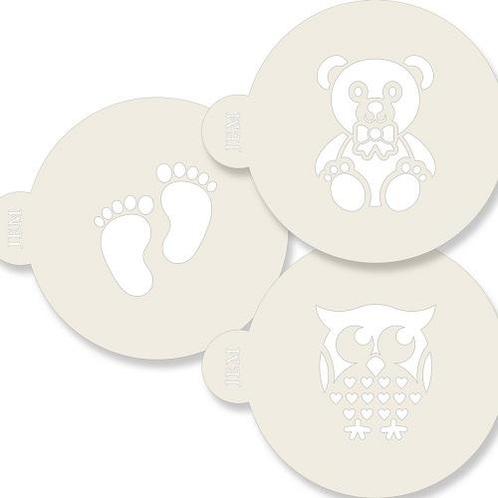 JEM Sjabloon Baby Set/3, Hobby en Vrije tijd, Taarten en Cupcakes maken, Nieuw, Verzenden
