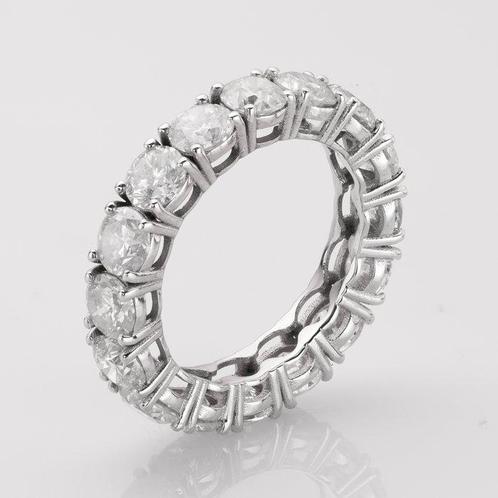 Zonder Minimumprijs - Ring - 14 karaat Witgoud - 4.10ct. tw., Sieraden, Tassen en Uiterlijk, Ringen
