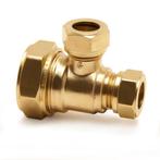 Kuterlite knelkoppeling Ø22x15x15 T-stuk, Doe-het-zelf en Verbouw, Verwarming en Radiatoren, Verzenden, Nieuw