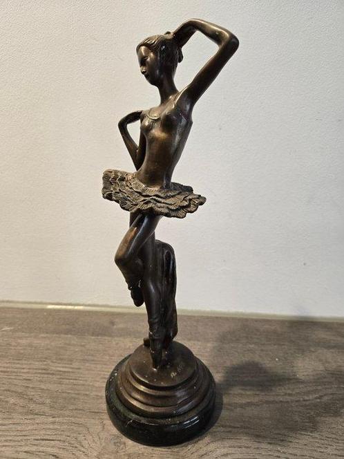 after A. MORGANT - Beeld, Danseres - 1,7 kg - 32 cm - Brons,, Antiek en Kunst, Curiosa en Brocante