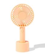HEMA Handventilator Ø10cm mat perzik, Verzenden, Nieuw