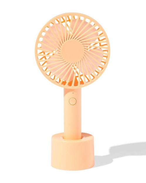 HEMA Handventilator Ø10cm mat perzik, Witgoed en Apparatuur, Airco's, Nieuw, Verzenden
