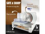 Bestron AFS9018W - Broodsnijmachine - RSG-rvs mes 0-20 mm, Verzenden, Zo goed als nieuw