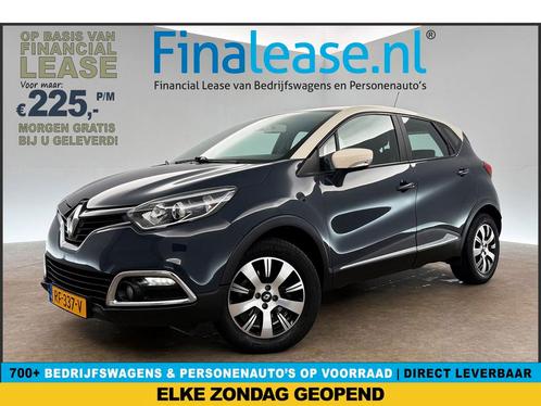 Renault Captur 1.2 TCe Dynamique AUT Marge Airco LED €225pm, Auto's, Renault, Lease, Automaat, SUV of Terreinwagen, Benzine, Blauw