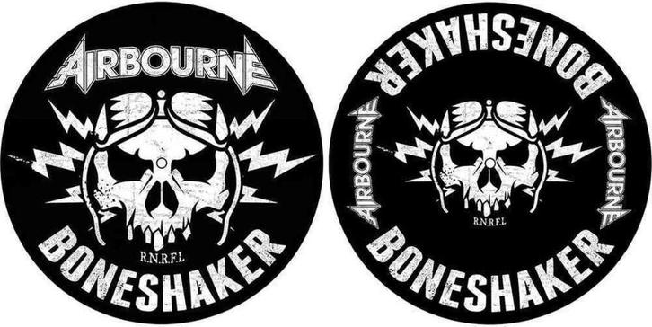 Airbourne Boneshaker Platenspeler Slipmat off. merchandise, Verzamelen, Muziek, Artiesten en Beroemdheden, Gebruiksvoorwerp, Nieuw
