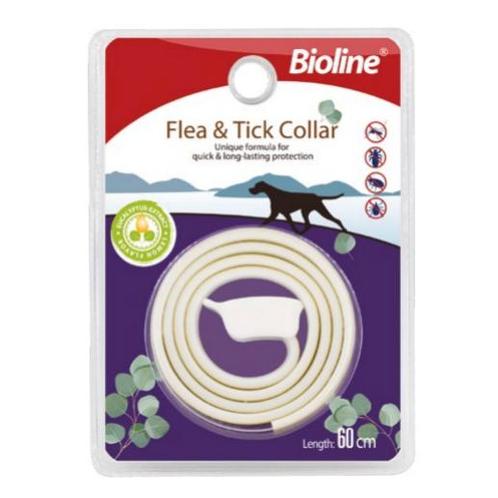 Natuurlijke vlooien- en tekenband - Roze - 60cm, Dieren en Toebehoren, Kattenhalsbanden en Penningen, Nieuw, Ophalen of Verzenden