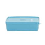Tupperware Broodtrommel Vierkant Blauw, Huis en Inrichting, Ophalen of Verzenden, Nieuw, Blauw