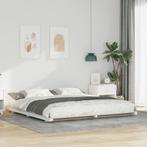 vidaXL Bedframe Wit 200 x 220 cm Massief grenenhout, Huis en Inrichting, Verzenden, Nieuw, Wit, Hout