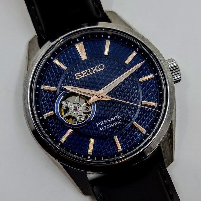 Seiko - Presage Sharp Edged ‘Midnight’ Open - SPB311J1 -, Sieraden, Tassen en Uiterlijk, Horloges | Heren
