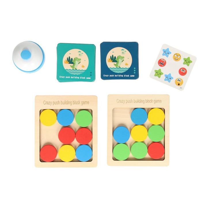 Nieuw Houten Schuifpuzzel Duel met Bel Spel, Hobby en Vrije tijd, Gezelschapsspellen | Overige, Ophalen of Verzenden