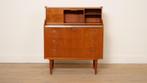 Vintage secretaire | Teak | 84 cm, Huis en Inrichting, Ophalen of Verzenden, Nieuw