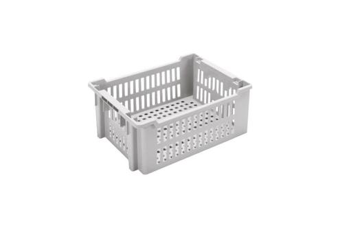Nestbare opslagbak | 40x30x18 cm | grijs | 3 formaten, Zakelijke goederen, Horeca | Keukenapparatuur, Verzenden
