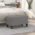 vidaXL Bankje 70x35x41 cm stof donkergrijs, Huis en Inrichting, Banken | Bankstellen, Verzenden, Nieuw, Stof, Minder dan 150 cm