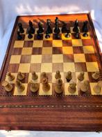 Schaakspel - plateau marqueter pions Mora grande taille