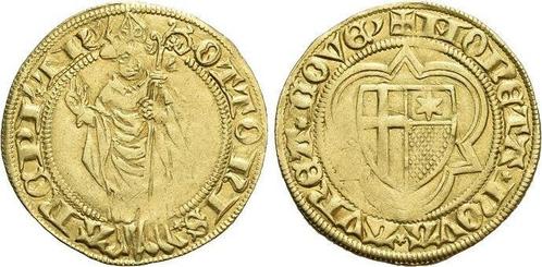 Goudgulden o Jahr 1426 Trier-erzbistum Otto von Ziegenhai..., Postzegels en Munten, Munten | Europa | Niet-Euromunten, Verzenden