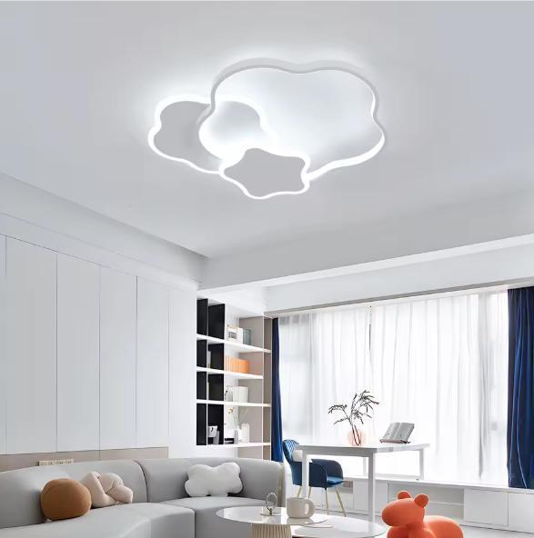 Stervormige LED Plafondlamp – 31W Dimbaar met Afstandsbedien, Huis en Inrichting, Lampen | Plafondlampen, Nieuw, Verzenden