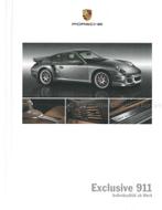 2010 PORSCHE 911 EXCLUSIVE HARDCOVER BROCHURE DUITS, Boeken, Auto's | Folders en Tijdschriften, Nieuw, Porsche, Author