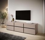 Meubella TV-Meubel Cainan beige 180 cm, Nieuw, 150 tot 200 cm, Overige materialen, 25 tot 50 cm