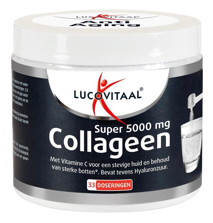 Lucovitaal Collageen super 5000mg poeder 171.6 Gram, Sport en Fitness, Gezondheidsproducten en Wellness, Verzenden