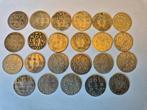 Nederland, Holland Dubbele Wapenstuivers 1724 t/m 1792, Lot, Postzegels en Munten, Munten | Nederland