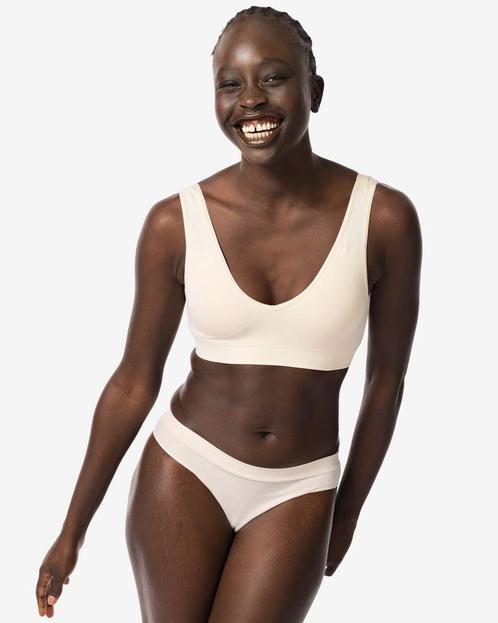 HEMA Damesstring naadloos micro lichtroze, Kleding | Dames, Ondergoed en Lingerie, Verzenden
