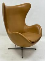 Fritz Hansen 3316 Design fauteuil Egg chair natural leather, Zakelijke goederen, Stoel, Gebruikt, Ophalen of Verzenden, Receptie of Entree