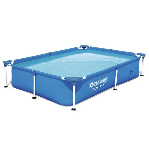 Bestway Steel Pro frame zwembad 221 x 150 x 43 cm, Tuin en Terras, Zwembaden, Verzenden