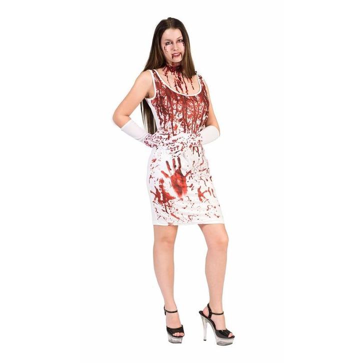 Horror jurk met bloedspetters voor dames - Halloween kledi.., Kleding | Dames, Carnavalskleding en Feestkleding, Ophalen of Verzenden