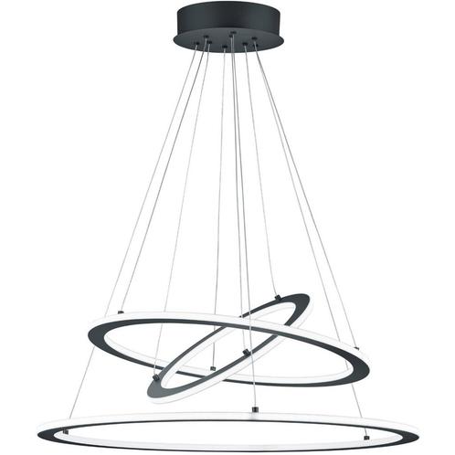 LED Hanglamp - Trion Duban - 75W - Warm Wit 3000K - Dimbaar, Huis en Inrichting, Lampen | Hanglampen, Nieuw, Metaal, Ophalen of Verzenden