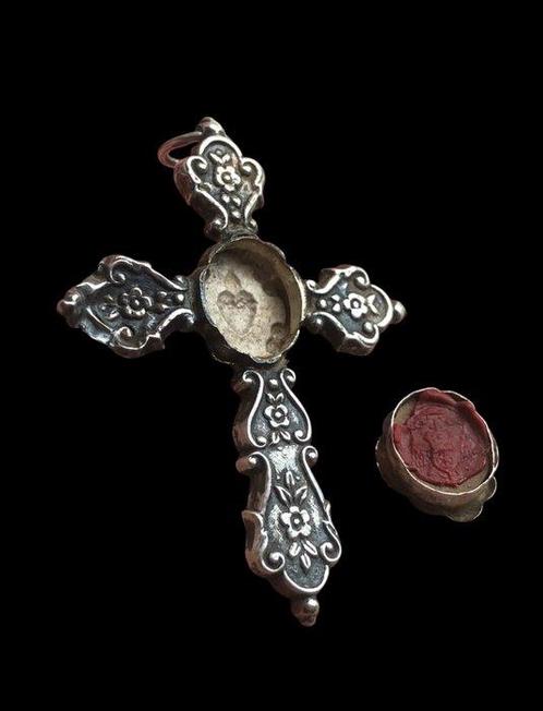 Reliekhouder - Relikwie Argent Sainte Croix - Kardinaal, Antiek en Kunst, Kunst | Niet-Westerse kunst