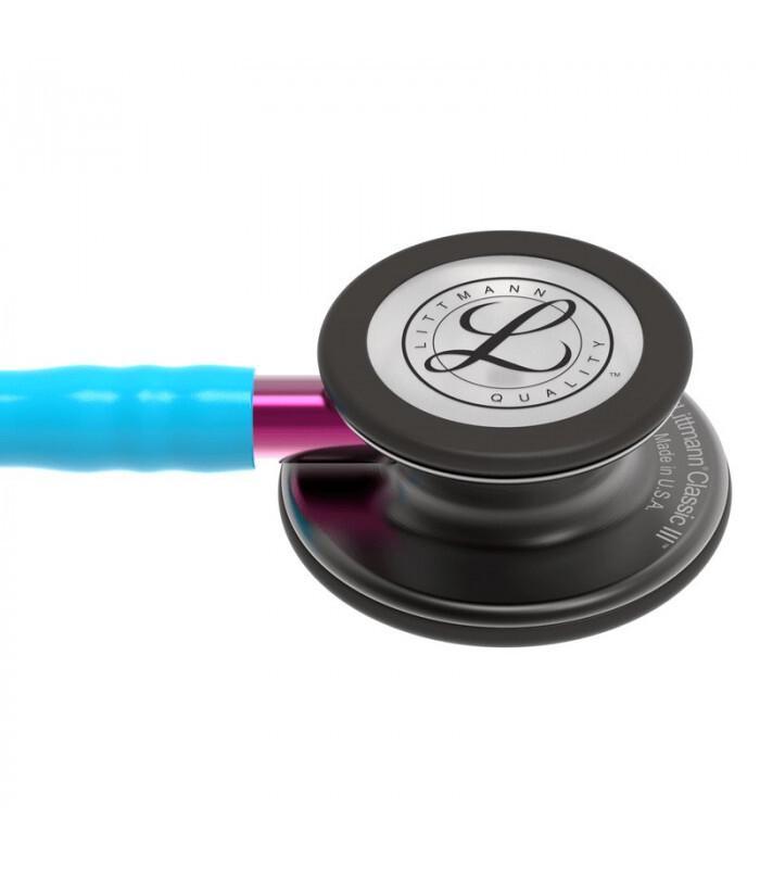 Littmann® Classic III Stethoscope - torquise -smoke - roze, Diversen, Verpleegmiddelen, Nieuw, Verzenden