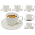 Bella Fiore Porseleinen Koffiekopjes Set – 6 Luxe Kopjes met, Huis en Inrichting, Keuken | Servies, Ophalen of Verzenden, Nieuw