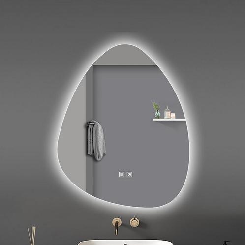 Ovale LED Spiegel Aquasplash Orr 100x60 cm Met Anticondens, Huis en Inrichting, Woonaccessoires | Spiegels, Nieuw, Vierkant, 100 tot 150 cm